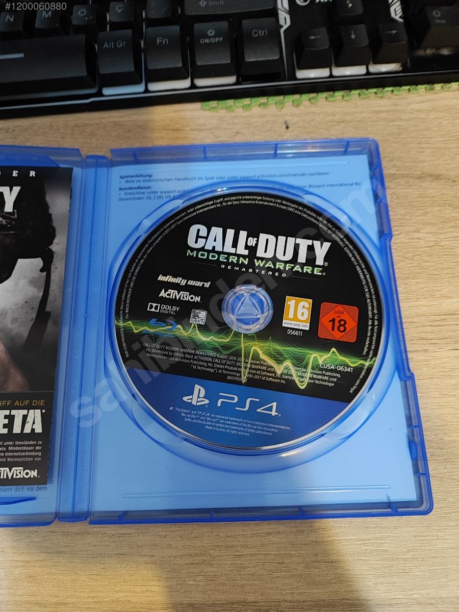 call of duty modern warfare remastered PS4 1200060880