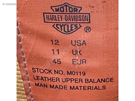 HARLEY-DAVIDSON YO　45セット Harley-Davidson 45 Numara Bot & Çizme sahibinden.com'da - 1306060925