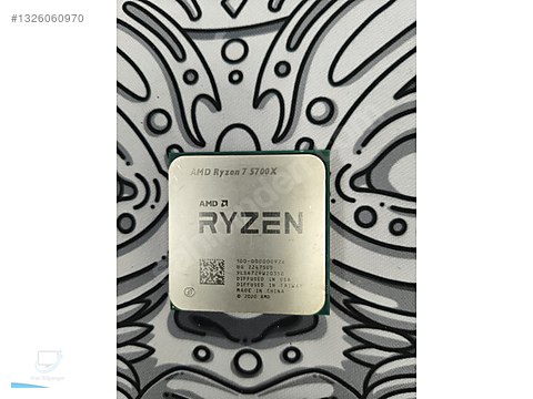 AMD Ryzen7 5700X Soket AM4 3.4GHz 32MB 65W 7nm sahibinden.comda