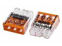 Wago - 2273-203 / 3lü Kablo Bağlantı Klemensi