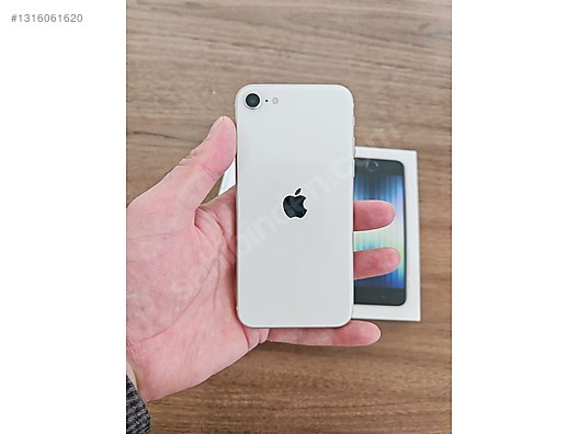Apple iPhone SE 3rd ホワイト 128GB 箱、付属品あり Apple / iPhone SE (3rd Gen.) / iPhone Se (3.Nesil 2022 Çıkışlı) TR