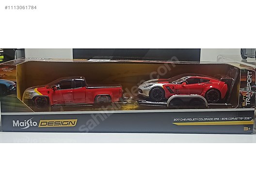 1:24 2017 CHEVROLET COLORADO ZR2/ 2015 CHEVROLET Z06/ transporr at