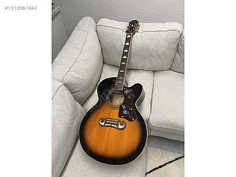 EPİPHONE EJ 200-CE ELEKTRO AKUSTİK GİTAR SUNBURST VİNTAGE on
