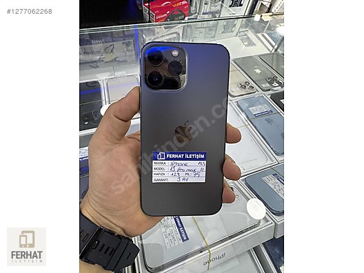Resim Apple iPhone 13 Pro Max İkinci El TR | 128 GB | Gri İkinci El IPHONE 13 PRO MAX 128GB PİL75 TERTEMİZ CİZİKSİZ FERHAT TAN