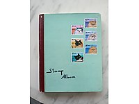 İthal Kaliteli Büyük Boy Yabancı Pul Albümü...