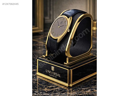 UNIVERSAL GENEVE 2針　ゴールド文字盤　メンズ　SEIKO Universal / ÜNİVERSAL GENEVE 60s KURMALI 35MM KOLEKSİYONDAN