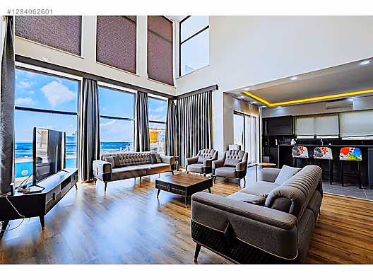 Antalya Gazipaşa'da 7 + 1 DENİZ MANZARALI Kiralık Lüks Villa #1284062601