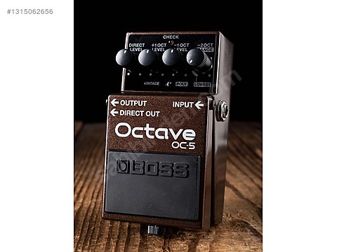 BOSS OC-5 OCTAVE sıfır - Efekt Pedalı ve Diğer Enstrüman Yan