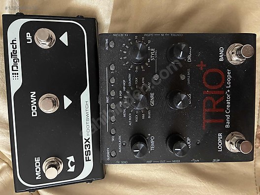 Digitech Trio Plus Band Creator+FS3X Footswitch - Efekt Pedalı ve