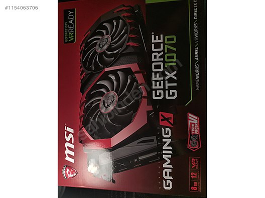 Gtx 1070 msi discount gaming x 8gb