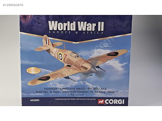 1/72 Corgi Diecast Model Savaş Uçağı - 1299063876