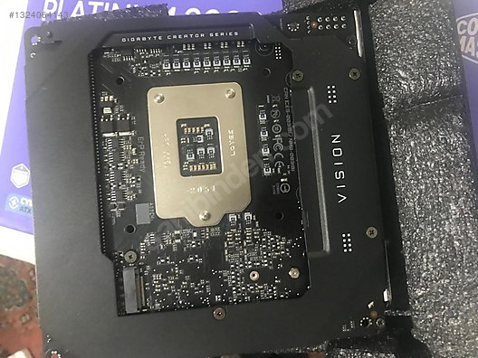 Gigabyte z590i Vision D Thunderbolt 4 destekli itx anakart