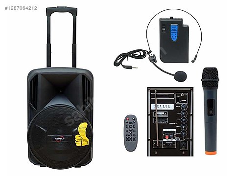 Korax HT-1230 125 W Bluetooth Usb Şarjlı Taşınabilir Hoparlör on
