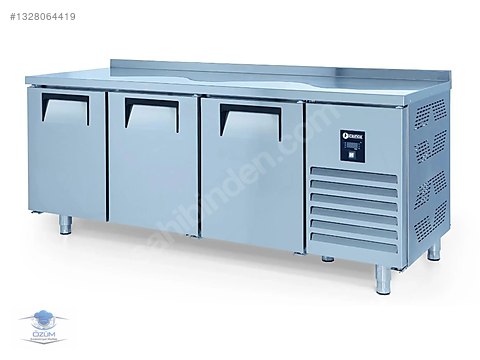 ICEINOX SIFIR TEZGAH TİP SNACK 3 KAPILI BUZDOLABI HAZIR STOKTA