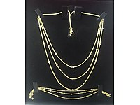 Altın Kolye-Bileklik Seti