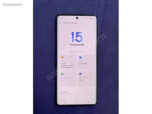 İkinci El ve Sıfır Alışveriş / Cep Telefonu & Aksesuar / Cep Telefonu / Vivo / V29