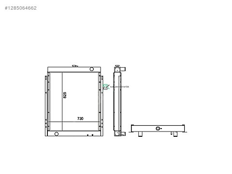 コマたろう出品　6/21 KAPLAN RADYATÖR KOMATSU 500 210 200 20Y0331111 20Y-03-31111