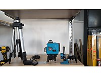 16 EKSEN YEŞİL İSİK LAZER TERAZİ HİZALAMA TRİPOTLU