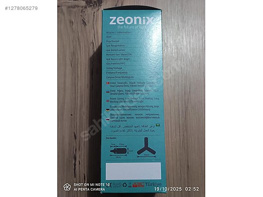 Zeonix 40W Pervane Led Ampul - Ampul ve Yapı Malzemeleri sahibinden.com'da