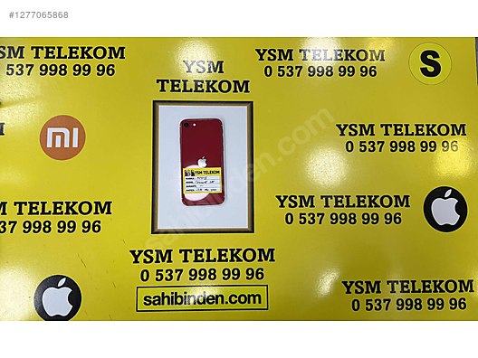 Resim Apple iPhone SE 2 İkinci El TR | 128 GB | Kırmızı İkinci El YSM TELEKOM'DAN İPHONE SE 128 GB