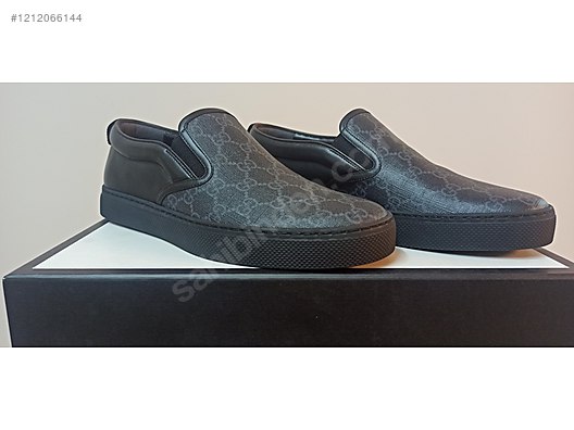 Gucci GG Supreme Slip On Black 407362 KWZK0 1082 at sahibinden 1212066144