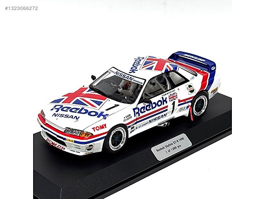 1:18 Ölçek Nissan Skyline GT-R R32 Reebok 1000 Limitli - Autoart