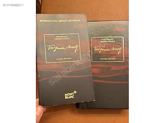 Montblanc Writers Edition Virginia Woolf serisi - Montblanc Dolma