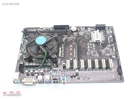 ASRock H110 Pro BTC+ LGA 1151 Soket Anakart - Anakart ve Tüm Masaüstü Bilgisayar Parçaları sahibinden.com'da