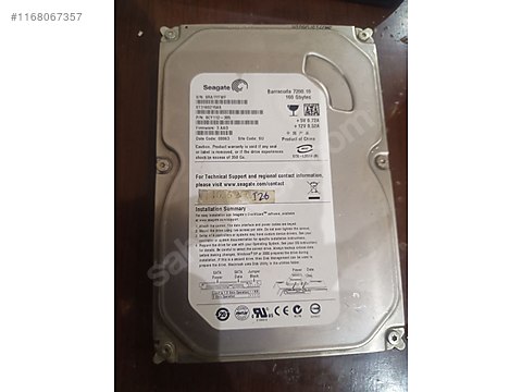 SEAGATE 160GB BARRACUDA ST3160215AS İKİNCİ EL - Harddisk (Dahili) ve ...