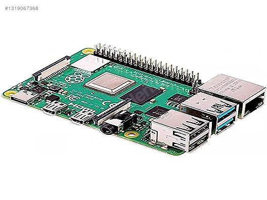 Raspberry Pi 4 | Model B 8GB RAM | Kutu + Adaptör + 64GB MicroSD