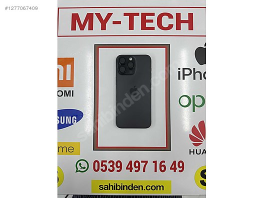 Resim Apple iPhone 15 Pro Max İkinci El YD | 1 TB | Siyah İkinci El İPHONE 15 PRO MAX 1 TB PİL 91 MYTECH