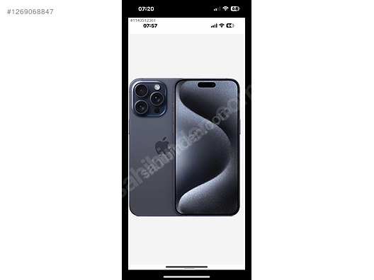 Apple / iPhone 15 Pro Max / DENİZLİ TROY MAĞAZASINDAN ALINDI