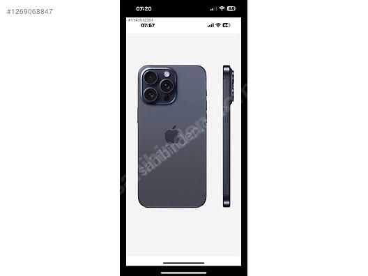 Apple / iPhone 15 Pro Max / DENİZLİ TROY MAĞAZASINDAN ALINDI