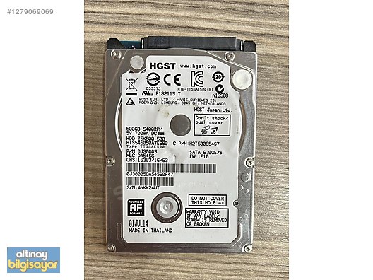 İkinci El ve Sıfır Alışveriş / Bilgisayar / Dizüstü (Notebook) / Donanım / Harddisk