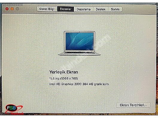 Apple Macbook / MacBook Air 11'' A1370 2011 i5 4 GB RAM 128 GB SSD