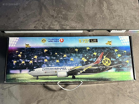 1:100 Boeing B737-800 Turkish Airlines Borussia Dortmund on