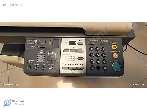 Toshiba e-STUDIO 206 A3 Profesyonel Fotokopi Makinesi Çalışır