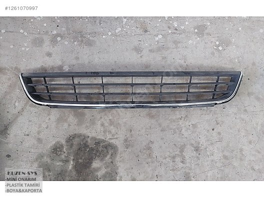 5C6853677A VW Jetta Ön Tampon Orta Alt Izgara Krom Nikelajlı ORJ