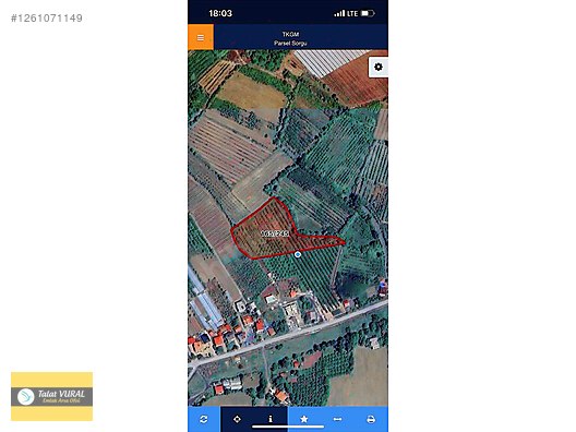 TALAT EMLAKTAN İMAR SINIRINDA ARAZI #1261071149