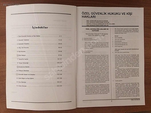 Ozel Guvenlik Gorevlisi Egitim Kitabi At Sahibinden Com 874071407