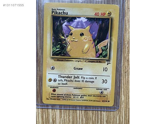 rare eau de parfum peel away card Amazon.com: First Edition Pikachu