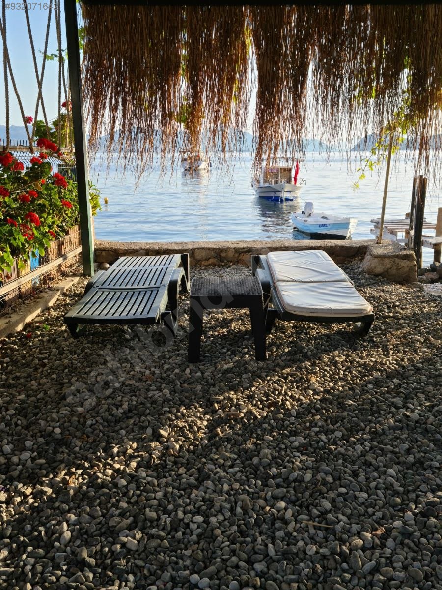 Marmaris sogutte full eşyalı denize 70m uzaklıkta özel plajli ev