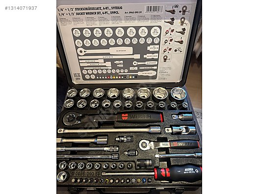 Lokma & Cırcır / Würth zebra 59 parça ağır lokma takımı sahibinden
