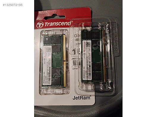 Transcend Ram 32GB 2X16GB DDR5 4800MHz Laptop RAM JM4800ASE-16G