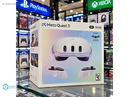 Meta Quest 3 512GB * SIFIR KAPALI KUTU + GARANTİLİ * Takas Var