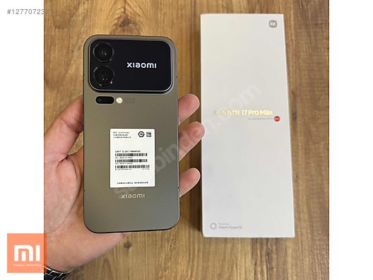 Xiaomi / 17 Pro Max / SIFIR KUTULU XİAOMİ Mİ 17 PRO MAX 512GB/32GB
