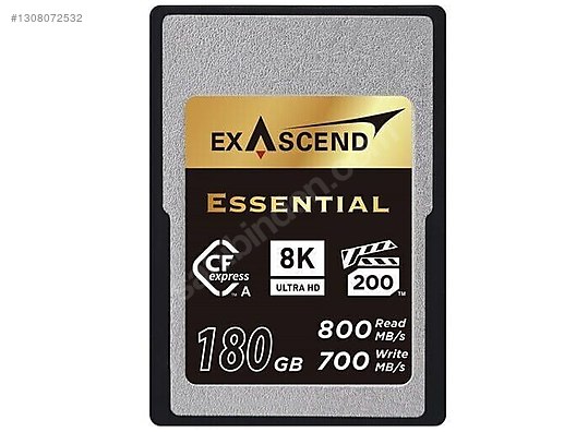Exascend Essential 180GB CFexpress Type A Hafıza Kartı SONY