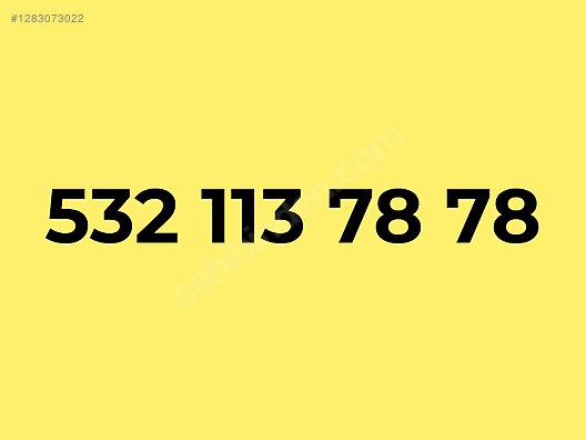 İkinci El ve Sıfır Alışveriş / Cep Telefonu & Aksesuar / Numara / Turkcell