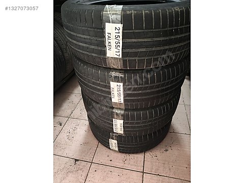 215/55/17 Falken temiz çıkma lastik takımı sahibinden.comda
