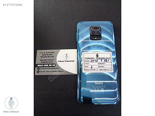 Resim Xiaomi Redmi Note 9 Pro İkinci El TR | 64 GB | Yeşil İkinci El Xiaomi Redmi Note 9 Pro Temiz Sorunsuz